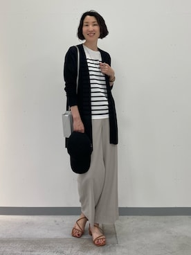 「インディヴィ」｜「アイテム（キャップ）」を使った、yuriさん（レディース・170cm）の夏コーディネート