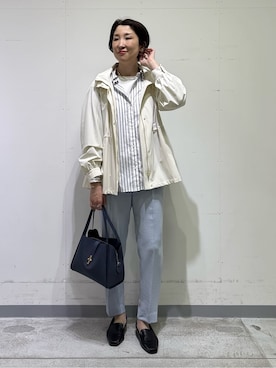 「HusHusH（ハッシュアッシュ）のアイテム（パンツ）」を使った、yuriさん（レディース・170cm）の春コーディネート