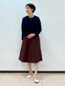 「学校」｜「アイテム（ジャケット/アウター）」を使った、yuriさん（レディース・170cm）の夏コーディネート