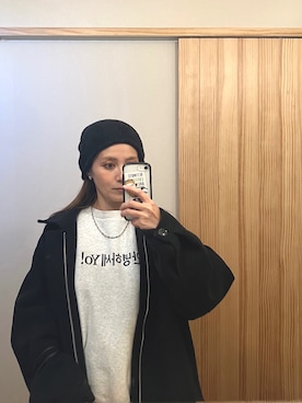「select MOCA by son（セレクトモカバイソン）のアイテム（ジャケット/アウター）」を使った、8ayayaya31さん（レディース・155cm）の冬コーディネート