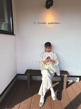 「Ameri（アメリ）のアイテム」を使った、Ayaさん（レディース・155cm）の冬コーディネート