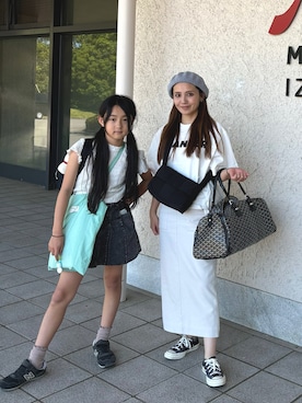「JIL SANDER（ジルサンダー）のアイテム」を使った、Ayaさん（レディース・155cm）の春コーディネート