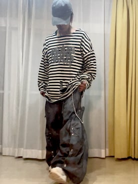 GRANCY】Button Layered Design Nylon Pants / ボタンレイヤード