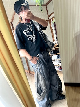 「アイテム（ハンチング/ベレー帽）」を使った、515151kazuさん（メンズ・171cm・20代）の秋コーディネート