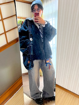 「Burner（バーナー）のアイテム」を使った、515151kazuさん（メンズ・171cm）の春コーディネート