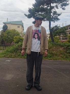 「no brand（ノーブランド）のアイテム」を使った、cocostmilitaryさん（メンズ・186cm）の秋コーディネート