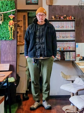 「HIGHLAND 2000（ハイランドトゥーサウザンド）のアイテム」を使った、cocostmilitaryさん（メンズ・186cm）の冬コーディネート