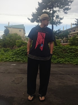 「アイテム（シューズ）」を使った、cocostmilitaryさん（メンズ・186cm）の夏コーディネート