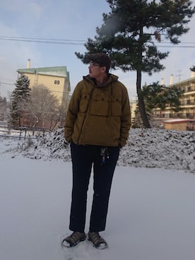 「アイテム（その他アウター）」を使った、cocostmilitaryさん（メンズ・186cm・40代）の秋コーディネート