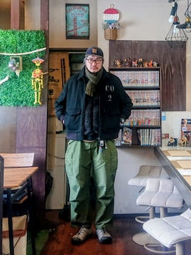 「KEEN（キーン）のアイテム」を使った、cocostmilitaryさん（メンズ・186cm）の冬コーディネート