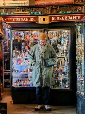 「HIGHLAND 2000（ハイランドトゥーサウザンド）のアイテム」を使った、cocostmilitaryさん（メンズ・186cm）の冬コーディネート