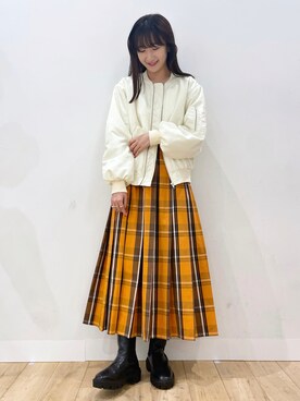 スカート オレンジ系 を使った プリーツスカート の人気ファッションコーディネート Wear スカート オレンジ系 を使った プリーツスカート の人気ファッションコーディネート Wear