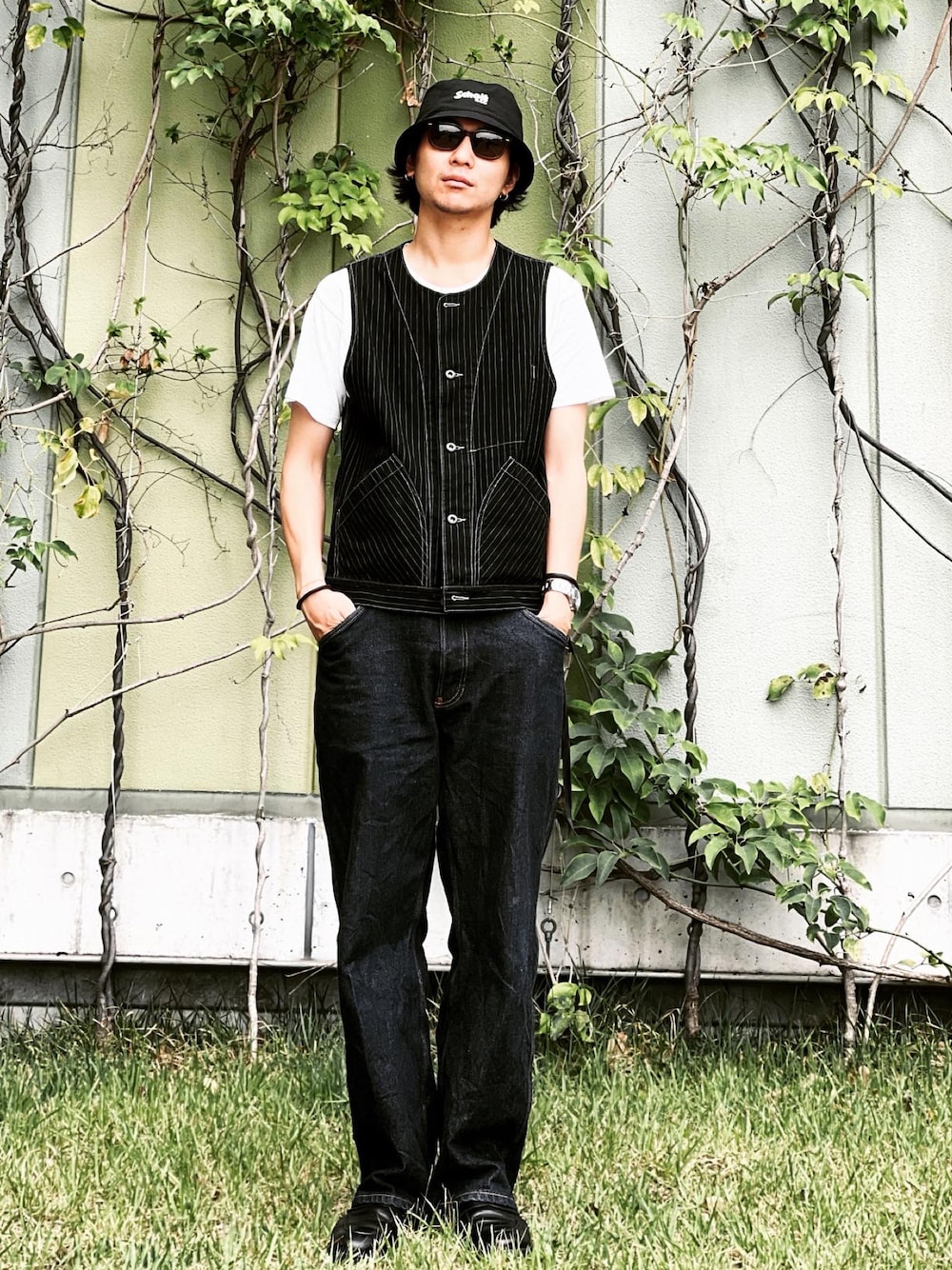 直営店限定】Schott/ショット/OLD HICKORY DENIM VEST/オールド