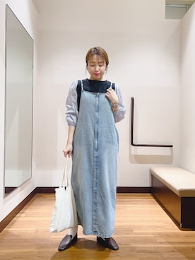 fujimonさん（レディース・159cm）の冬コーディネート