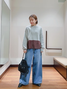 fujimonさん（レディース・159cm）の冬コーディネート