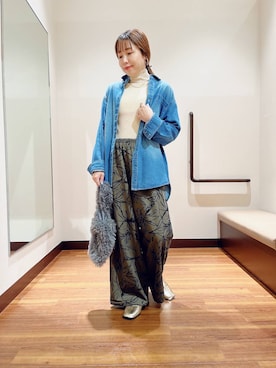 fujimonさん（レディース・159cm）の秋コーディネート