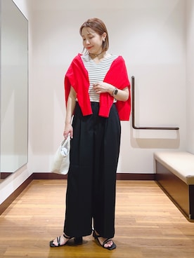 「ITEMS URBANRESEARCH（アイテムズ アーバンリサーチ）のアイテム」を使った、fujimonさん（レディース・159cm）の春コーディネート