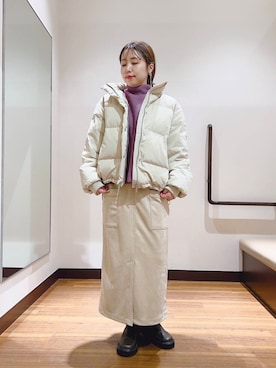 fujimonさん（レディース・159cm）の冬コーディネート