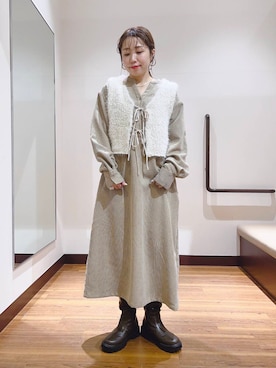 fujimonさん（レディース・159cm）の冬コーディネート