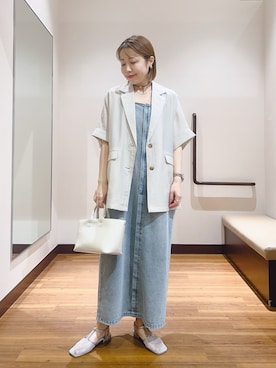 fujimonさん（レディース・159cm）の春コーディネート