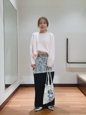 「アイテム（スカート）」を使った、fujimonさん（レディース・159cm・30代）の秋コーディネート
