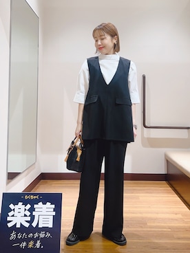 fujimonさん（レディース・159cm）の春コーディネート