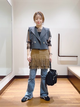 fujimonさん（骨格ナチュラル・レディース・159cm）の秋コーディネート