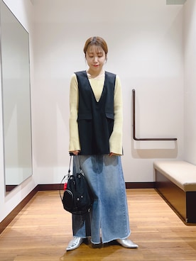 fujimonさん（レディース・159cm）の冬コーディネート