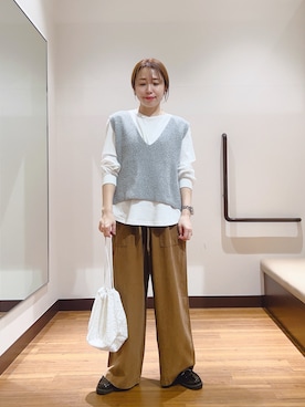 fujimonさん(レディース・159cm)の冬コーディネート