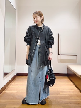 fujimonさん（レディース・159cm）の春コーディネート