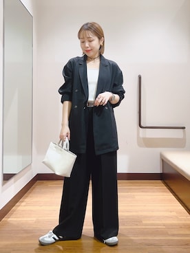 「ITEMS URBANRESEARCH（アイテムズ アーバンリサーチ）のアイテム（その他アウター）」を使った、fujimonさん（レディース・159cm）の春コーディネート