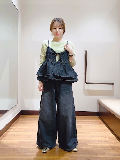 セール】デニムビスチェ（キャミソール）｜ITEMS URBANRESEARCH