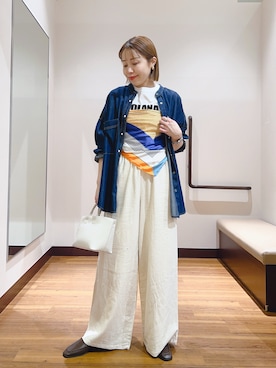 fujimonさん（レディース・159cm）の春コーディネート