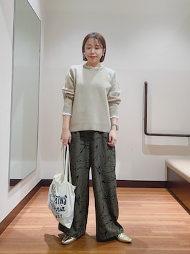 「アイテム（その他シューズ）」を使った、fujimonさん（レディース・159cm）の秋コーディネート