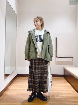 fujimonさん（骨格ナチュラル・レディース・159cm）の秋コーディネート