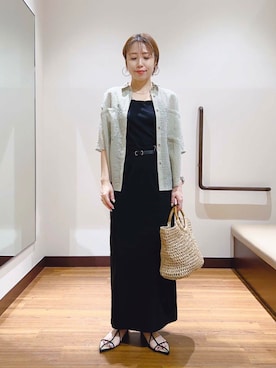 「イエベ」｜fujimonさん（レディース・159cm）の夏コーディネート