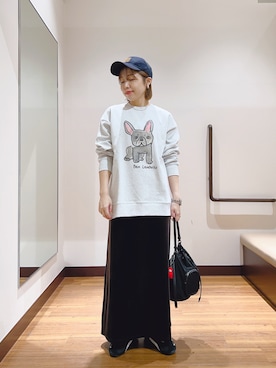 「アイテム（ハンドバッグ）」を使った、fujimonさん（レディース・159cm・30代）の秋コーディネート