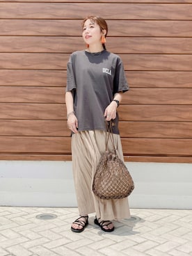 fujimonさん（レディース・159cm）の夏コーディネート