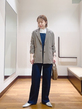 fujimonさん（レディース・159cm）の春コーディネート