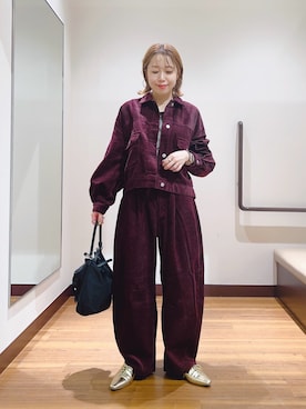 fujimonさん（骨格ナチュラル・レディース・159cm）の秋コーディネート