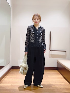 fujimonさん（骨格ナチュラル・レディース・159cm）の秋コーディネート