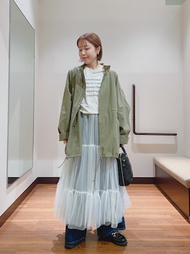 fujimonさん（レディース・159cm）の春コーディネート