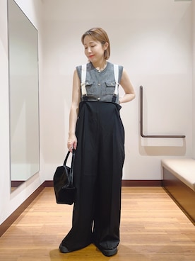 「最旬パンツスタイル」｜fujimonさん（レディース・159cm）の夏コーディネート