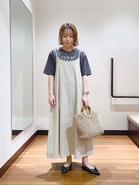 「イエベ」｜fujimonさん（レディース・159cm）の夏コーディネート