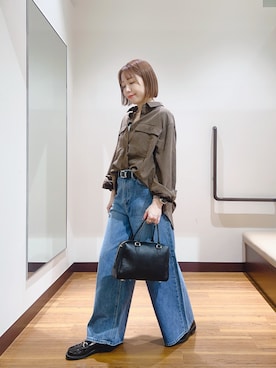 「ITEMS URBANRESEARCH（アイテムズ アーバンリサーチ）のアイテム」を使った、fujimonさん（レディース・159cm）の春コーディネート