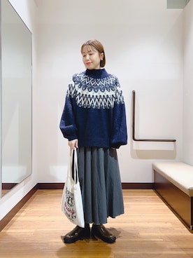 fujimonさん（レディース・159cm・30代）の冬コーディネート