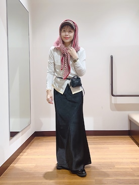 「SMELLY（スメリー）のアイテム」を使った、fujimonさん（レディース・159cm）の秋コーディネート
