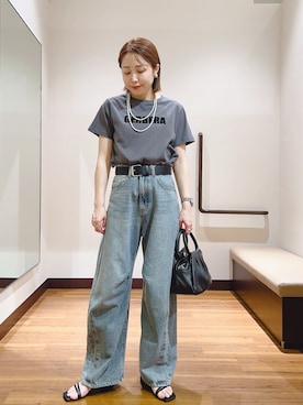 「ITEMS URBANRESEARCH（アイテムズ アーバンリサーチ）のアイテム」を使った、fujimonさん（レディース・159cm）の春コーディネート