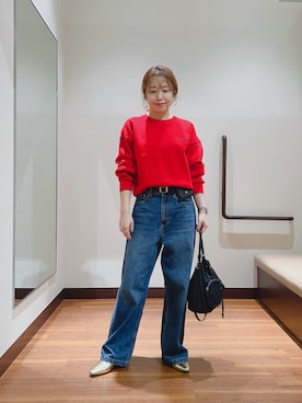 fujimonさん（骨格ナチュラル・レディース・159cm）の秋コーディネート