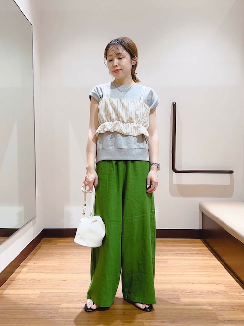 セール】ストライプシャーリングビスチェ（その他トップス）｜ITEMS